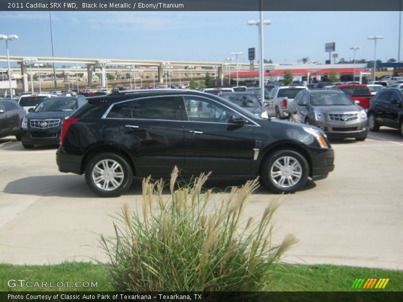 Black Ice Metallic / Ebony/Titanium 2011 Cadillac SRX FWD