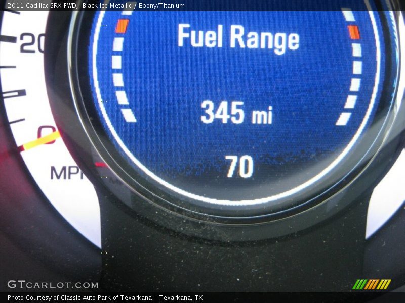 Black Ice Metallic / Ebony/Titanium 2011 Cadillac SRX FWD