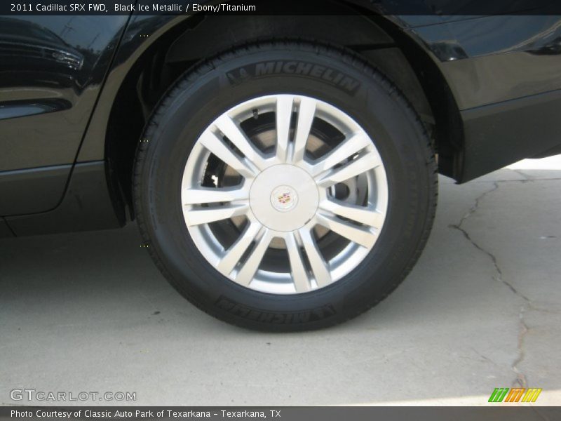 Black Ice Metallic / Ebony/Titanium 2011 Cadillac SRX FWD