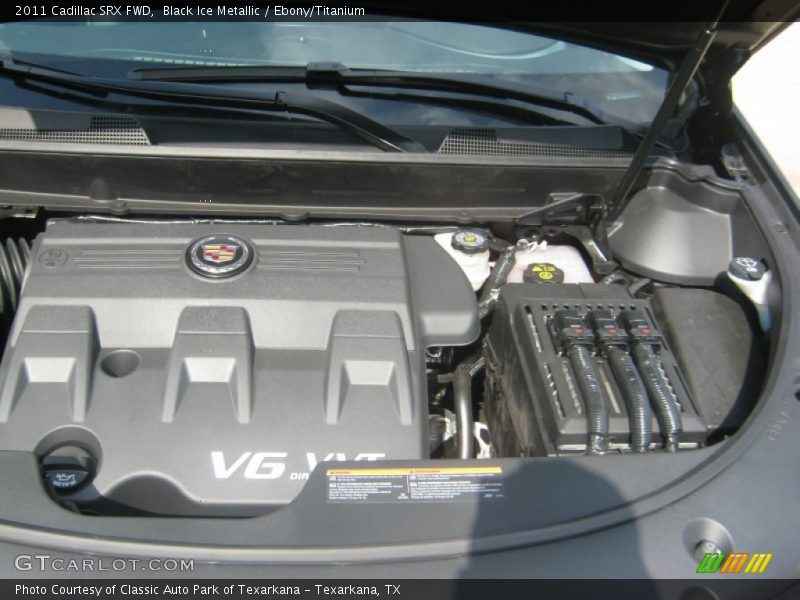Black Ice Metallic / Ebony/Titanium 2011 Cadillac SRX FWD