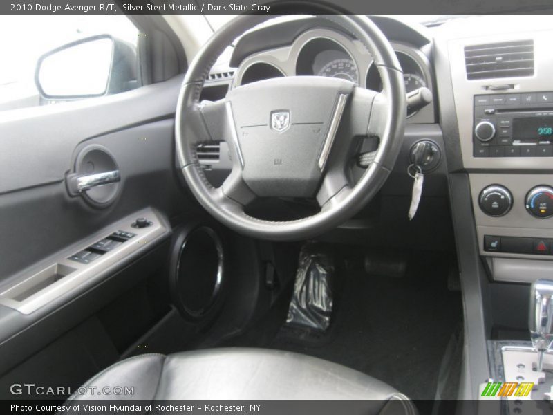 Silver Steel Metallic / Dark Slate Gray 2010 Dodge Avenger R/T