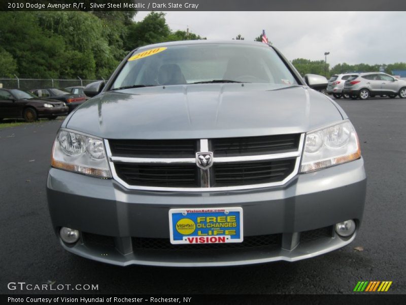 Silver Steel Metallic / Dark Slate Gray 2010 Dodge Avenger R/T