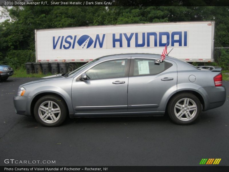 Silver Steel Metallic / Dark Slate Gray 2010 Dodge Avenger R/T
