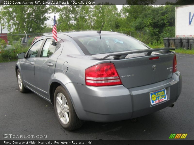 Silver Steel Metallic / Dark Slate Gray 2010 Dodge Avenger R/T