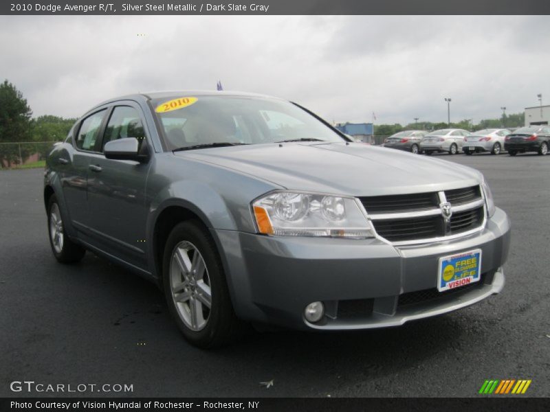 Silver Steel Metallic / Dark Slate Gray 2010 Dodge Avenger R/T
