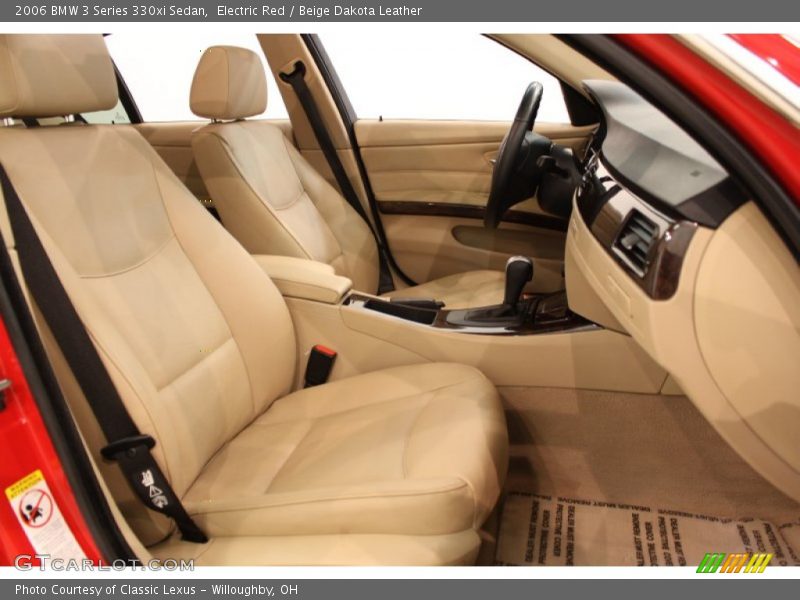 Electric Red / Beige Dakota Leather 2006 BMW 3 Series 330xi Sedan