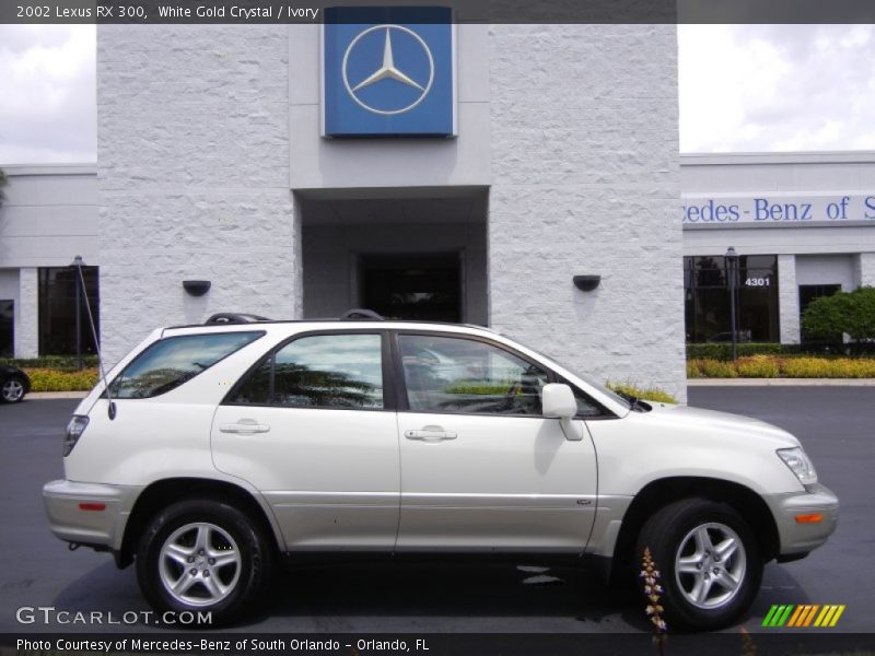 White Gold Crystal / Ivory 2002 Lexus RX 300