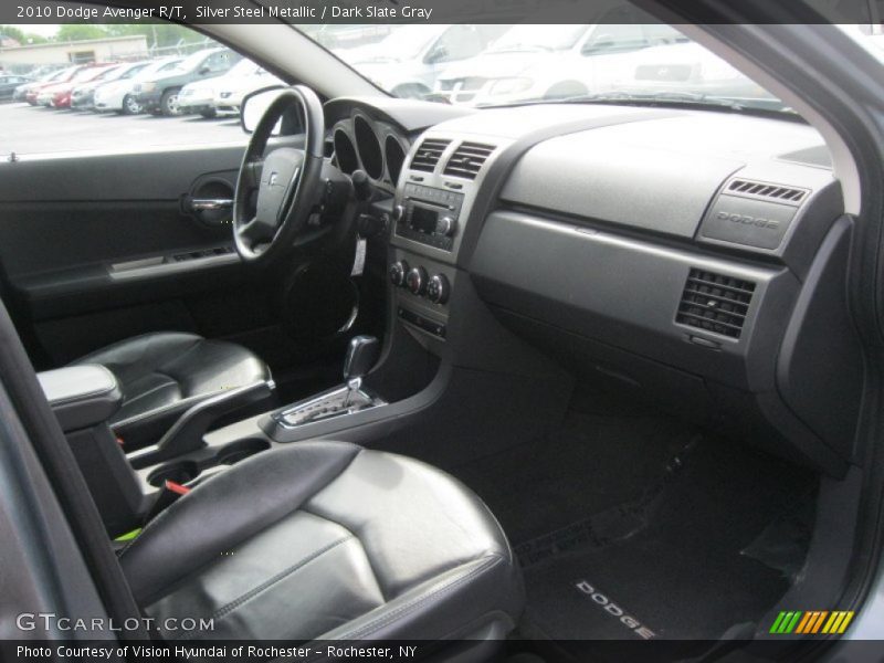 Silver Steel Metallic / Dark Slate Gray 2010 Dodge Avenger R/T