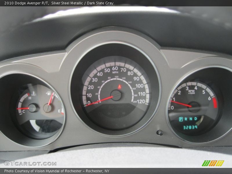 Silver Steel Metallic / Dark Slate Gray 2010 Dodge Avenger R/T