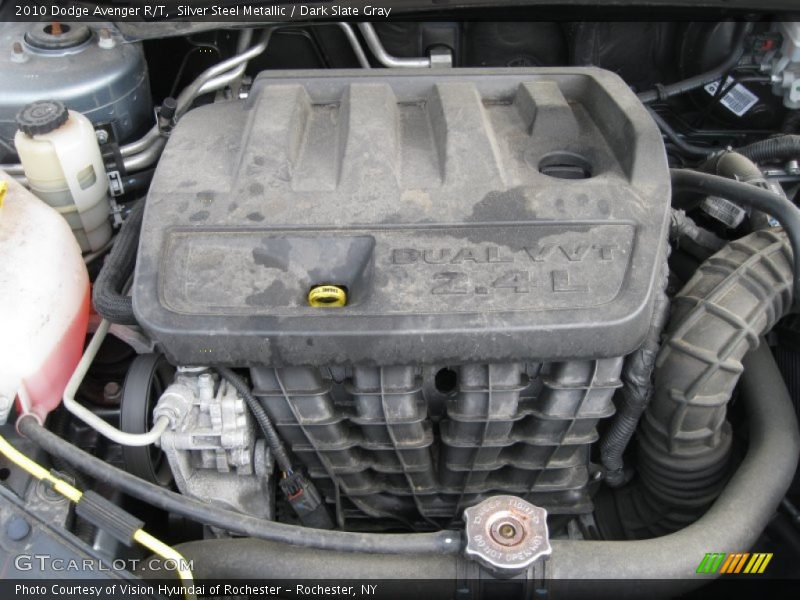 Silver Steel Metallic / Dark Slate Gray 2010 Dodge Avenger R/T