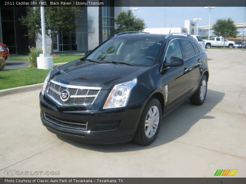 Black Raven / Ebony/Titanium 2011 Cadillac SRX FWD