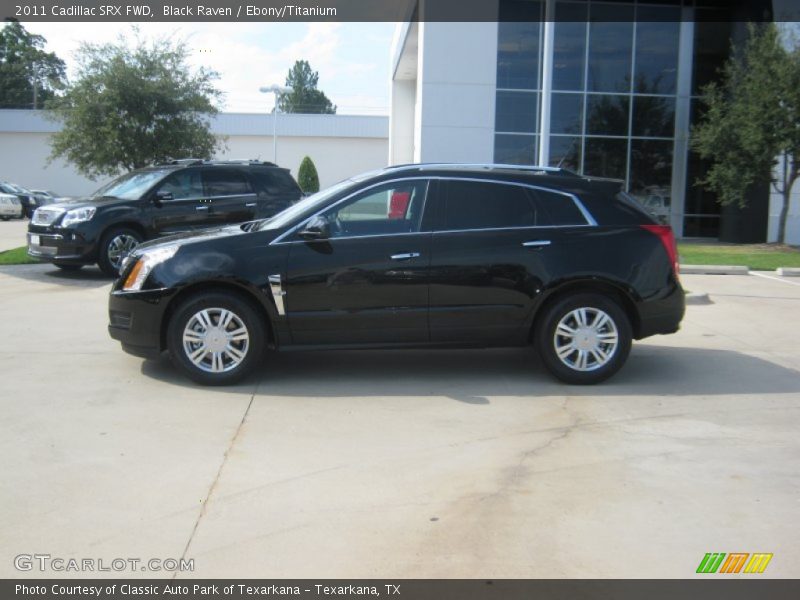 Black Raven / Ebony/Titanium 2011 Cadillac SRX FWD