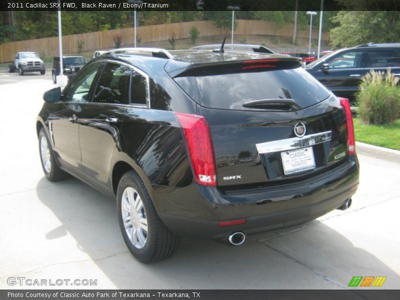 Black Raven / Ebony/Titanium 2011 Cadillac SRX FWD