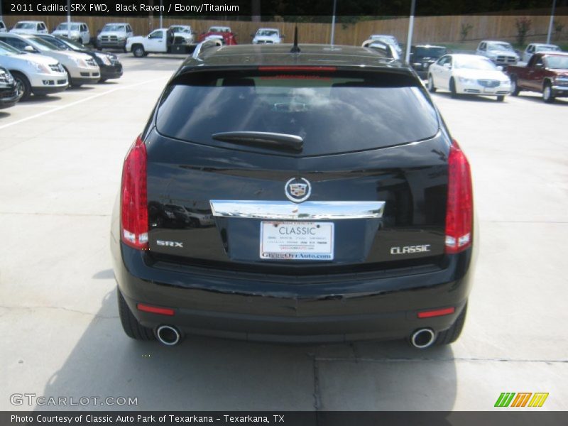 Black Raven / Ebony/Titanium 2011 Cadillac SRX FWD