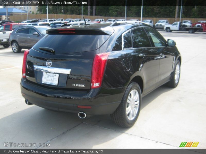 Black Raven / Ebony/Titanium 2011 Cadillac SRX FWD