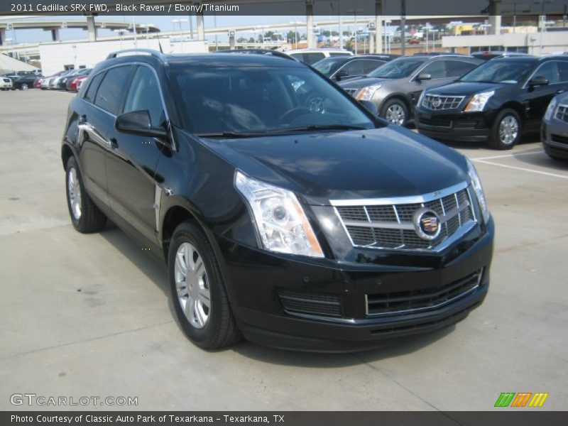 Black Raven / Ebony/Titanium 2011 Cadillac SRX FWD