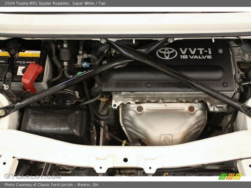  2004 MR2 Spyder Roadster Engine - 1.8 Liter DOHC 16-Valve VVT-i 4 Cylinder