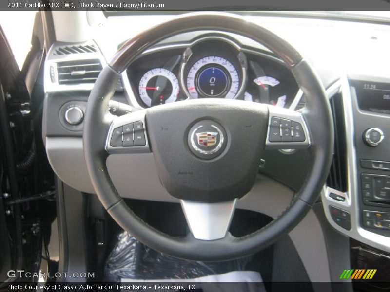 Black Raven / Ebony/Titanium 2011 Cadillac SRX FWD