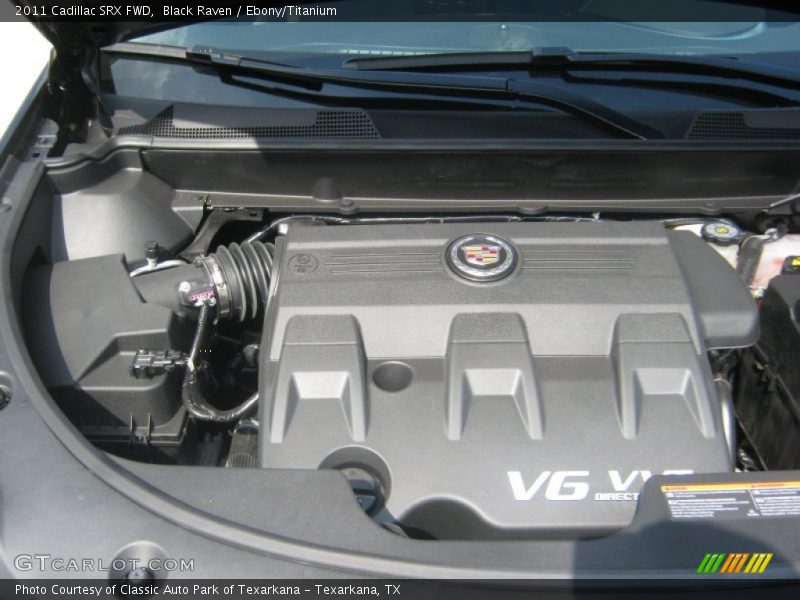 Black Raven / Ebony/Titanium 2011 Cadillac SRX FWD