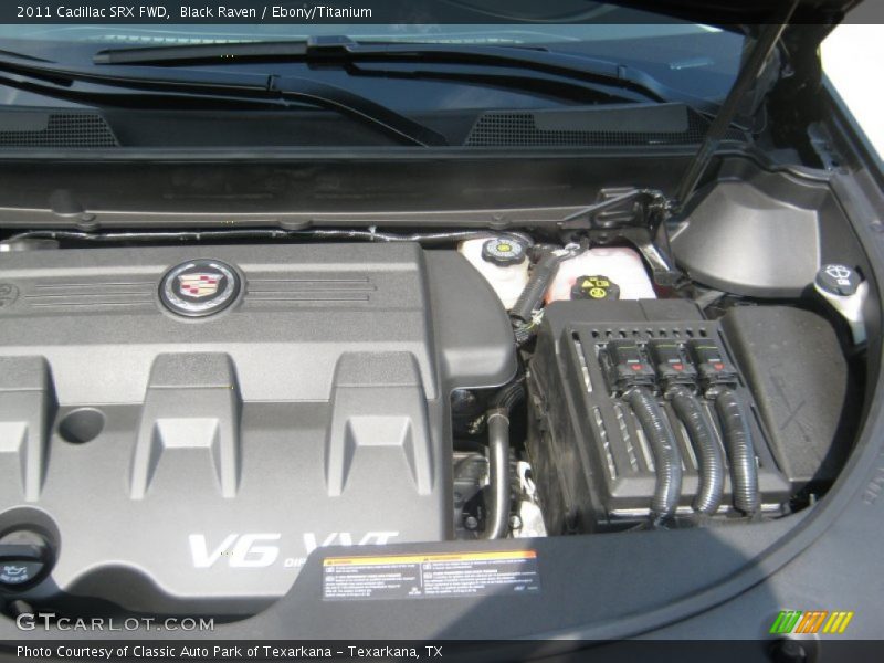 Black Raven / Ebony/Titanium 2011 Cadillac SRX FWD