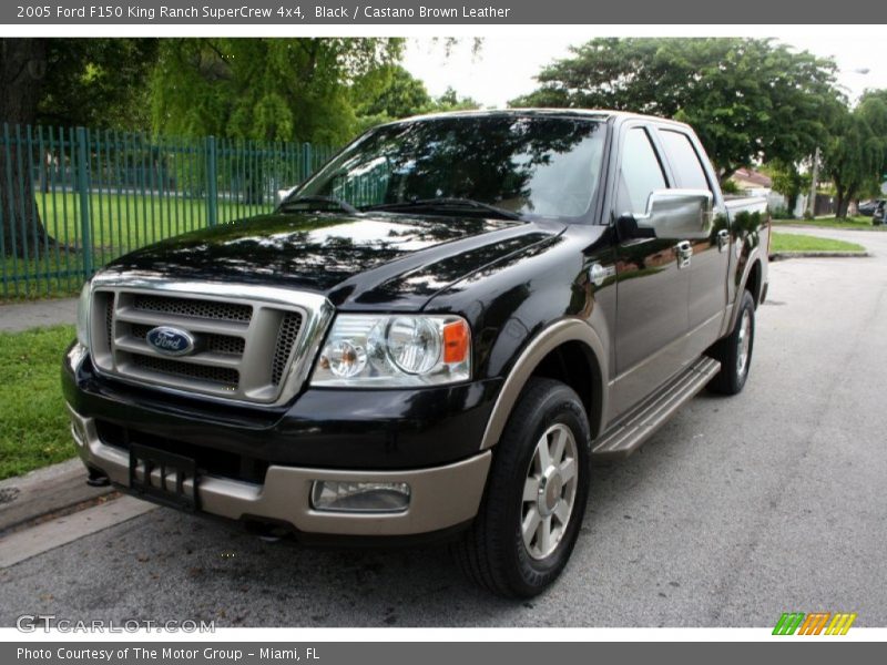 Black / Castano Brown Leather 2005 Ford F150 King Ranch SuperCrew 4x4