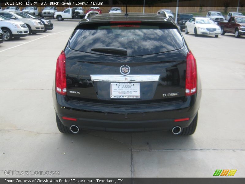 Black Raven / Ebony/Titanium 2011 Cadillac SRX FWD