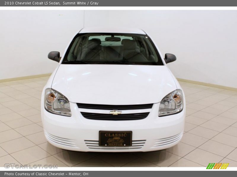 Summit White / Gray 2010 Chevrolet Cobalt LS Sedan