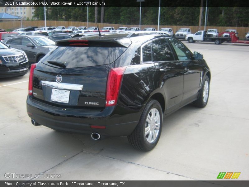 Black Raven / Ebony/Titanium 2011 Cadillac SRX FWD