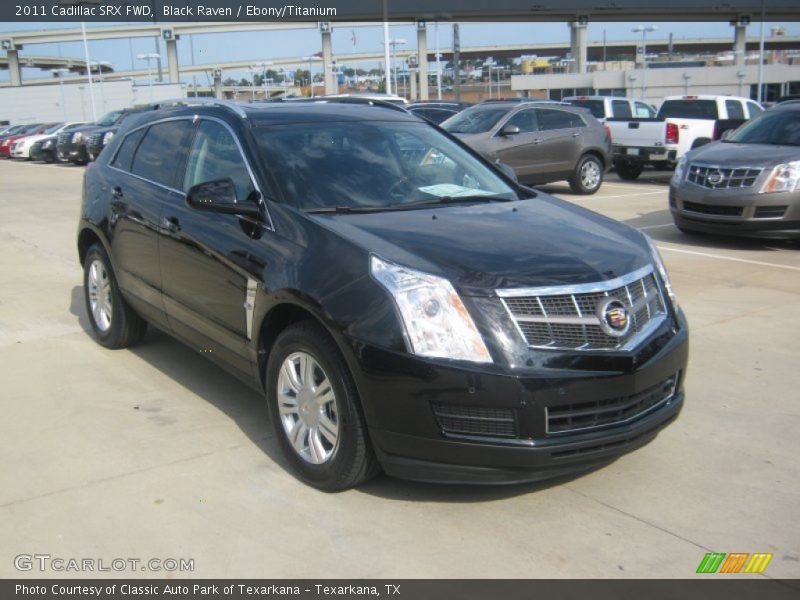 Black Raven / Ebony/Titanium 2011 Cadillac SRX FWD