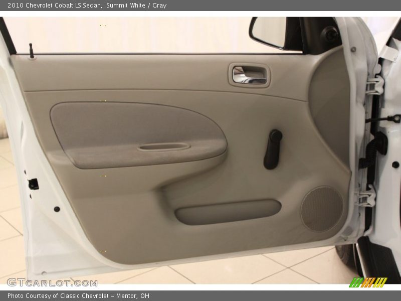 Summit White / Gray 2010 Chevrolet Cobalt LS Sedan
