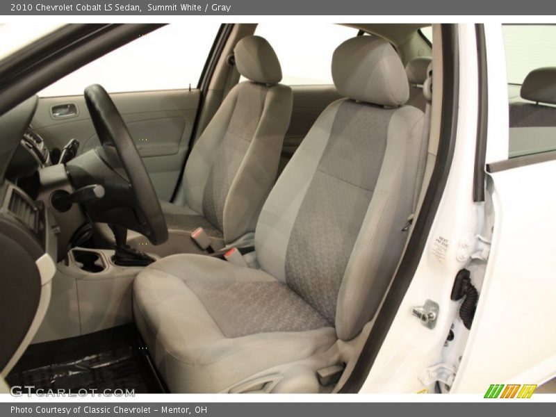 Summit White / Gray 2010 Chevrolet Cobalt LS Sedan
