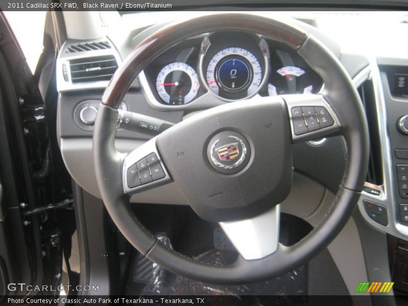 Black Raven / Ebony/Titanium 2011 Cadillac SRX FWD