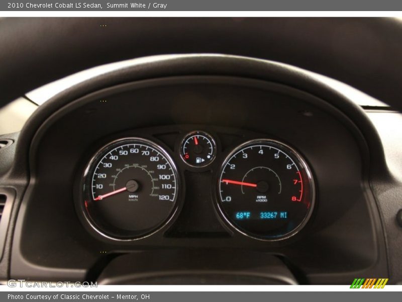 Summit White / Gray 2010 Chevrolet Cobalt LS Sedan