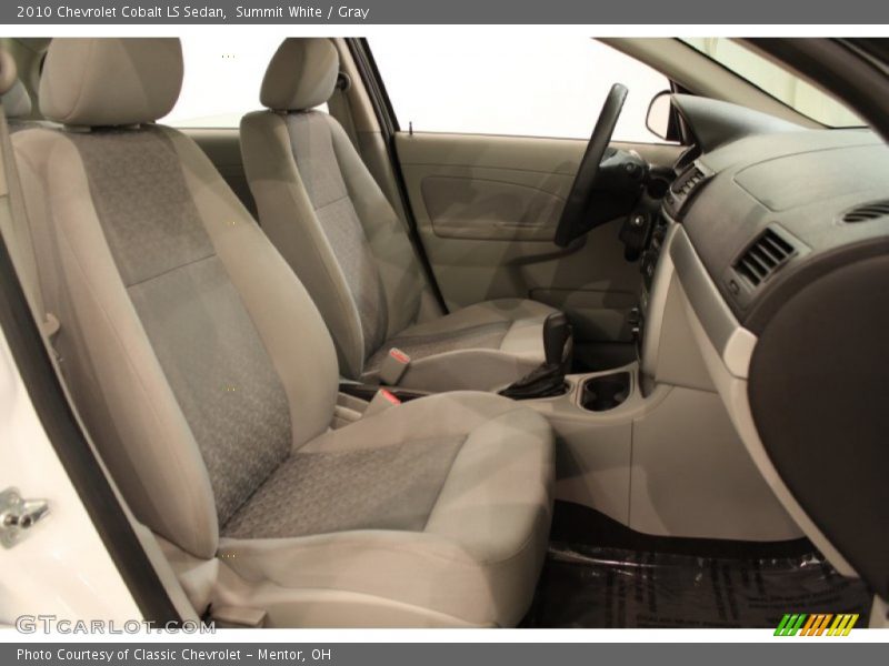 Summit White / Gray 2010 Chevrolet Cobalt LS Sedan