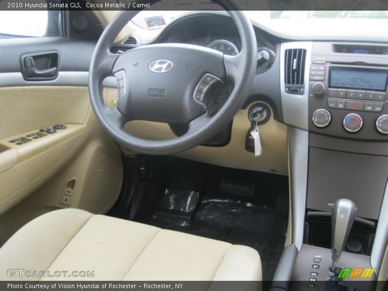 Cocoa Metallic / Camel 2010 Hyundai Sonata GLS