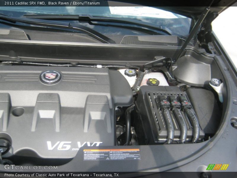 Black Raven / Ebony/Titanium 2011 Cadillac SRX FWD