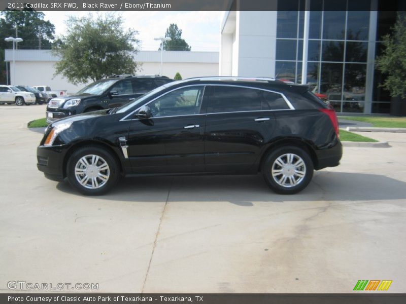Black Raven / Ebony/Titanium 2011 Cadillac SRX FWD