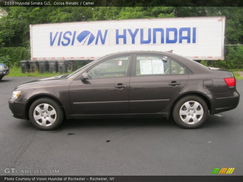 Cocoa Metallic / Camel 2010 Hyundai Sonata GLS