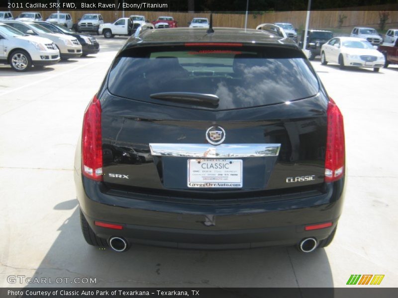 Black Raven / Ebony/Titanium 2011 Cadillac SRX FWD