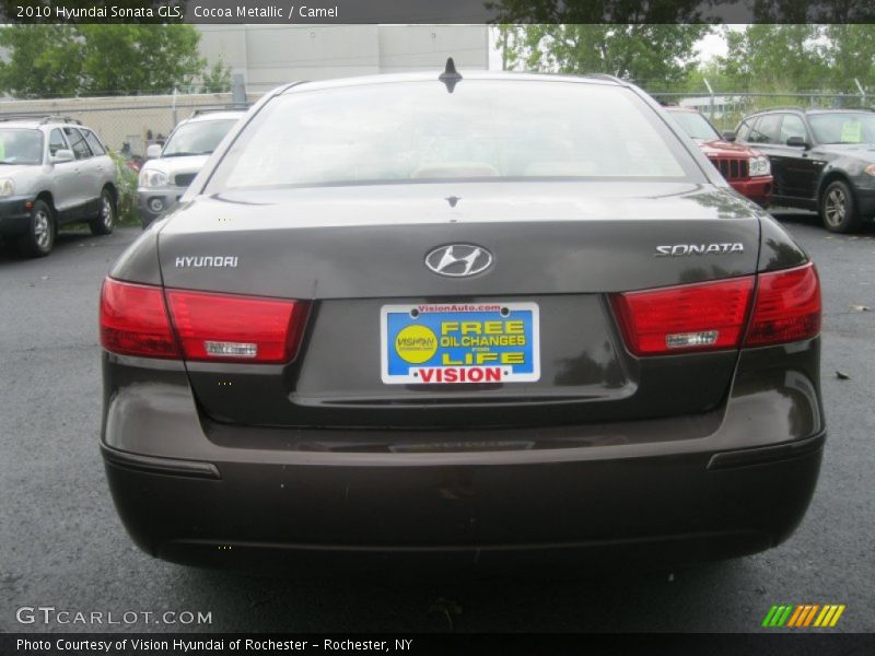 Cocoa Metallic / Camel 2010 Hyundai Sonata GLS