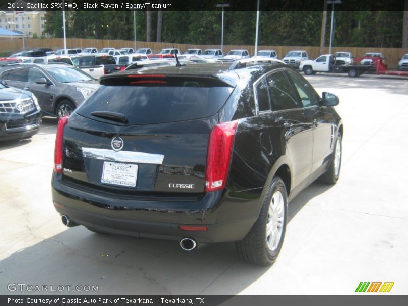 Black Raven / Ebony/Titanium 2011 Cadillac SRX FWD