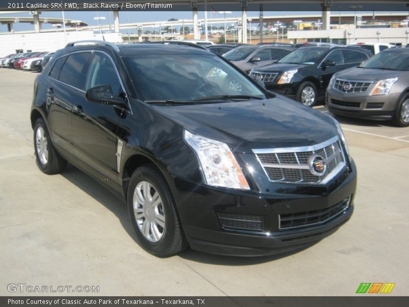 Black Raven / Ebony/Titanium 2011 Cadillac SRX FWD