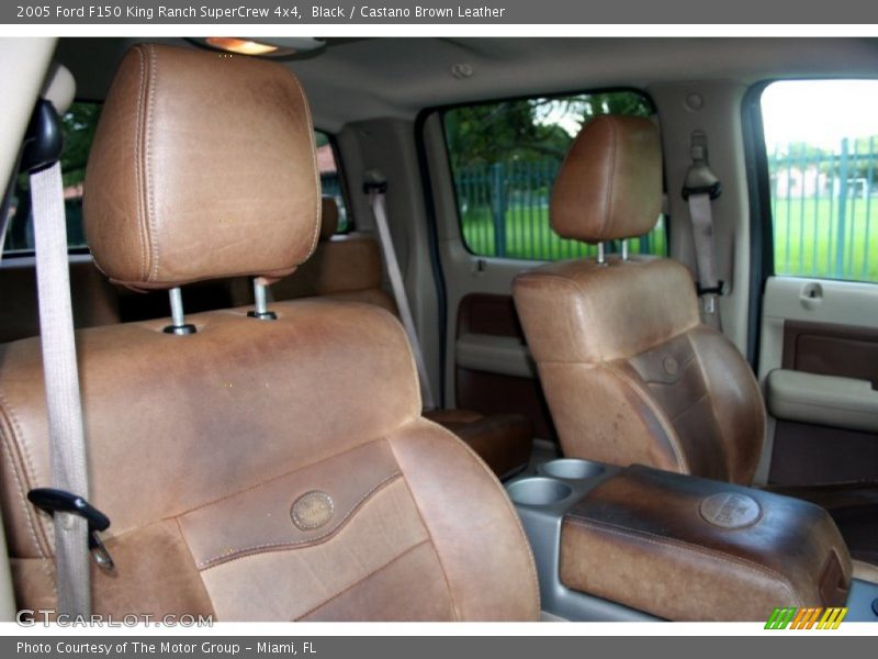 Black / Castano Brown Leather 2005 Ford F150 King Ranch SuperCrew 4x4