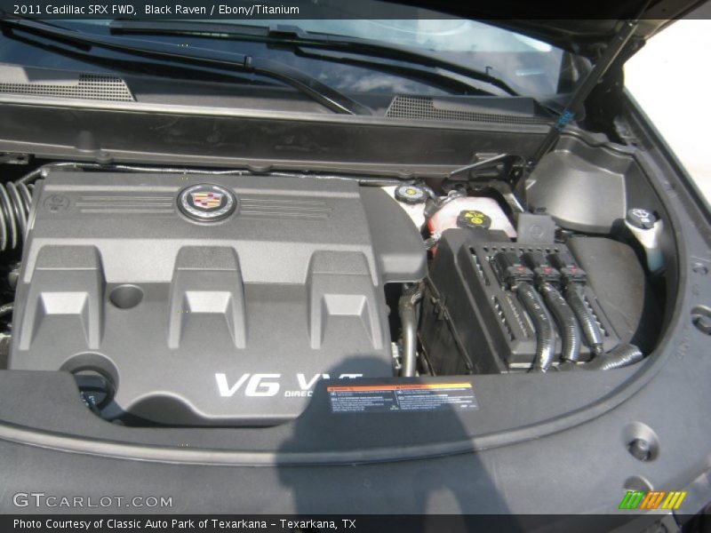 Black Raven / Ebony/Titanium 2011 Cadillac SRX FWD