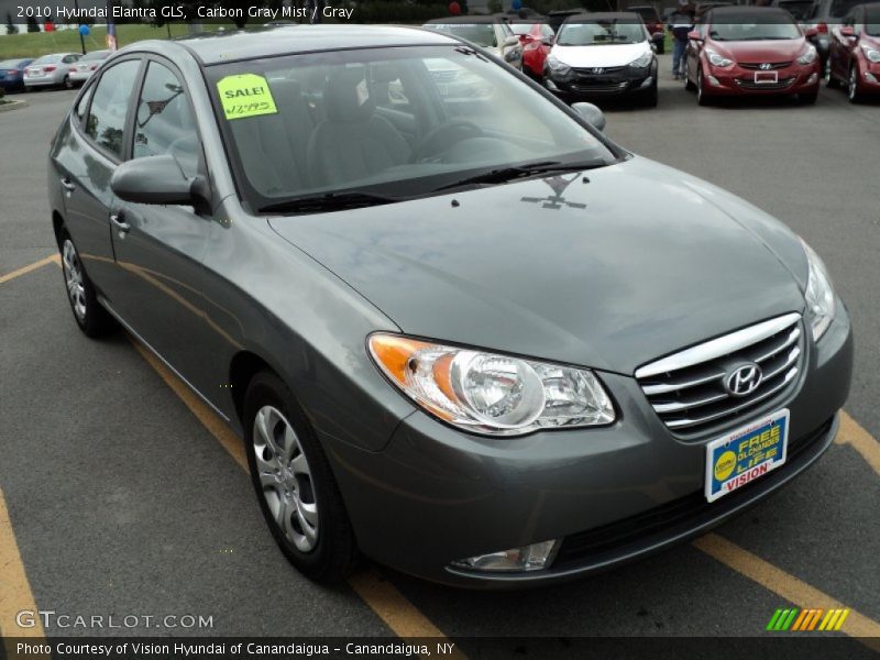 Carbon Gray Mist / Gray 2010 Hyundai Elantra GLS