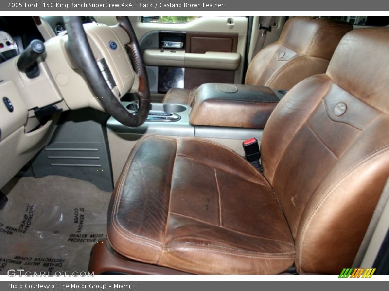 Black / Castano Brown Leather 2005 Ford F150 King Ranch SuperCrew 4x4