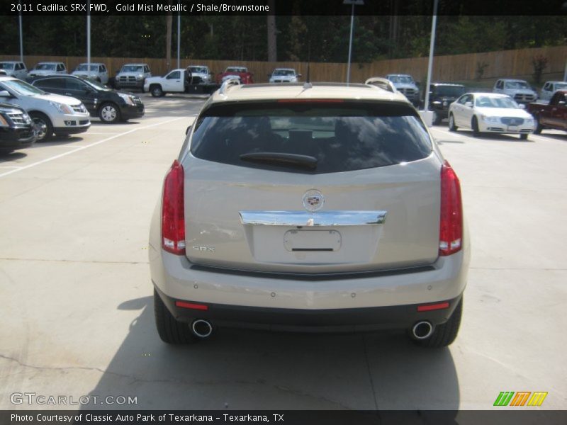 Gold Mist Metallic / Shale/Brownstone 2011 Cadillac SRX FWD