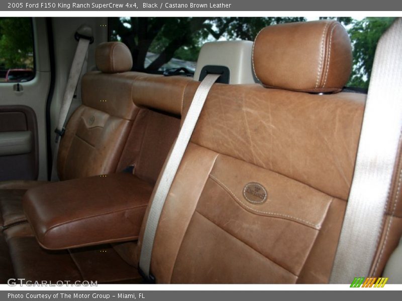 Black / Castano Brown Leather 2005 Ford F150 King Ranch SuperCrew 4x4
