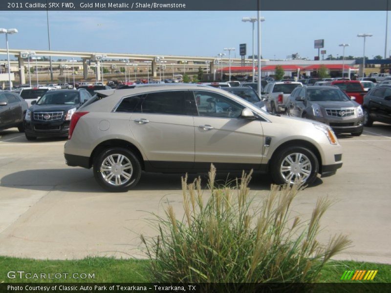 Gold Mist Metallic / Shale/Brownstone 2011 Cadillac SRX FWD