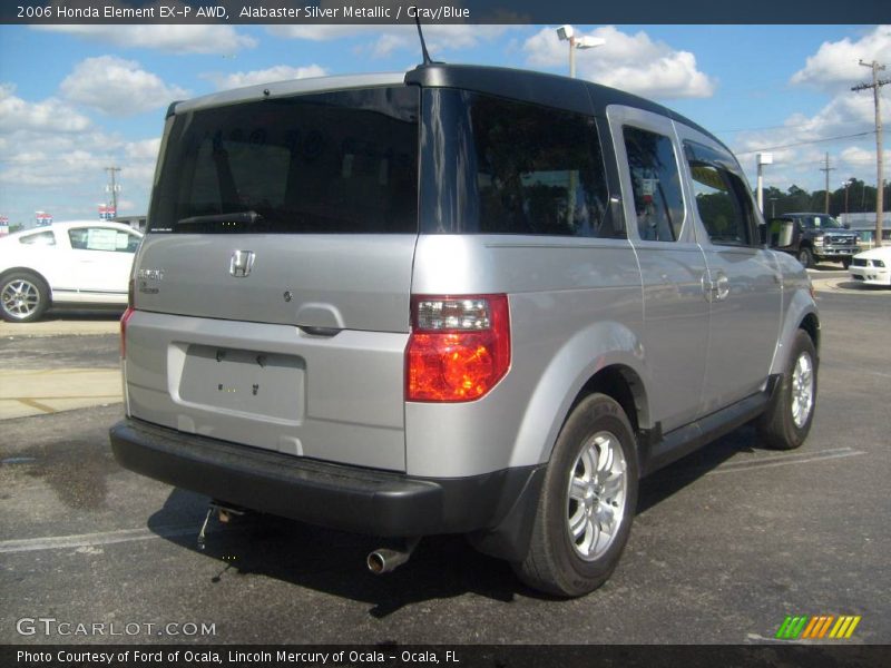 Alabaster Silver Metallic / Gray/Blue 2006 Honda Element EX-P AWD